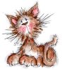 R-67-HK Sitting Fraz Cat